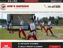 Tablet Screenshot of mkhapkido.com